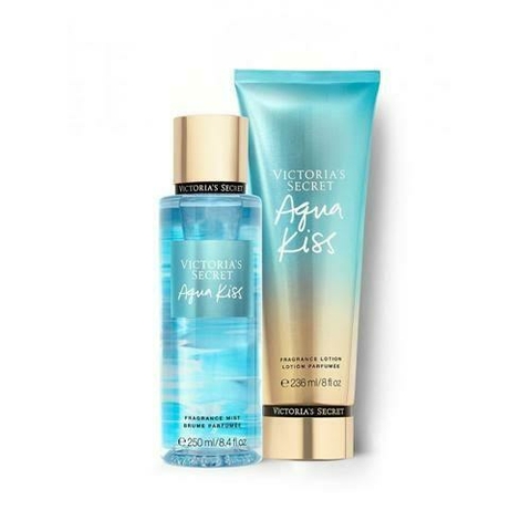Kit Body Splash + Hidratante Victoria's Aqua Kiss