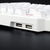 TECLADO MECANICO GAMER DITIX BRANCO RGB SWITCH AZUL - COM FIO - B21 Informatica