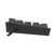TECLADO MEC NICO GAMER FIZZ RAINBOW PRETO SWITCH AZUL - COM FIO - B21 Informatica