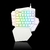 TECLADO MECANICO GAMER DITIX BRANCO RGB SWITCH AZUL - COM FIO