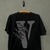Camiseta Oversized Vlone Flame On Preta - comprar online