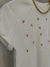T-SHIRT BORDADA CORAÇÃO- TAMANHO UNICO na internet