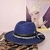 Sombrero fedora de fieltro hecho a mano