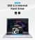 SSD Kingspec- 2,5 polegadas, sata3, 256gb, 64g - comprar online