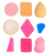 Kit 9 Esponjas Sortidas Para Maquiagem - comprar online
