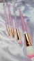 Kit 4 Pinceis Maquiagem Sereia + Estojo Pinc4 Colorido - loja online