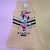 Vestido minnie Salmão