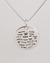 PINGENTE MEDALHA PERSONALIZADO 21mm PRATA - loja online