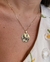 Imagem do COLAR PERSONALIZADO MEDALHA 21mm DOURADO