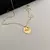 COLAR PERSONALIZADO MEDALHAS M E P DOURADO