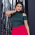 Blusa Gola Alta Com Recorte No Ombro - comprar online