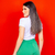 Blusa Gola Alta Com Recorte Cut Out Frontal na internet
