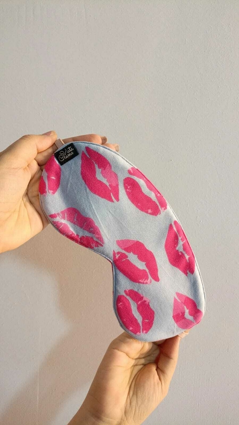 Máscara Tapa Olhos Pra Dormir - Boca Rosa