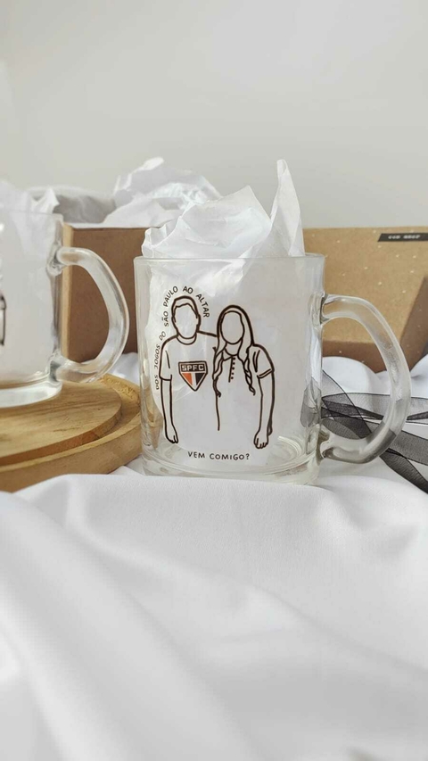 Caneca Vidro + Arte Foto