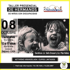 Talleres de Hermanos de niños con Discapacidad- "SIBSHOPS" - Polenta y Espinaca