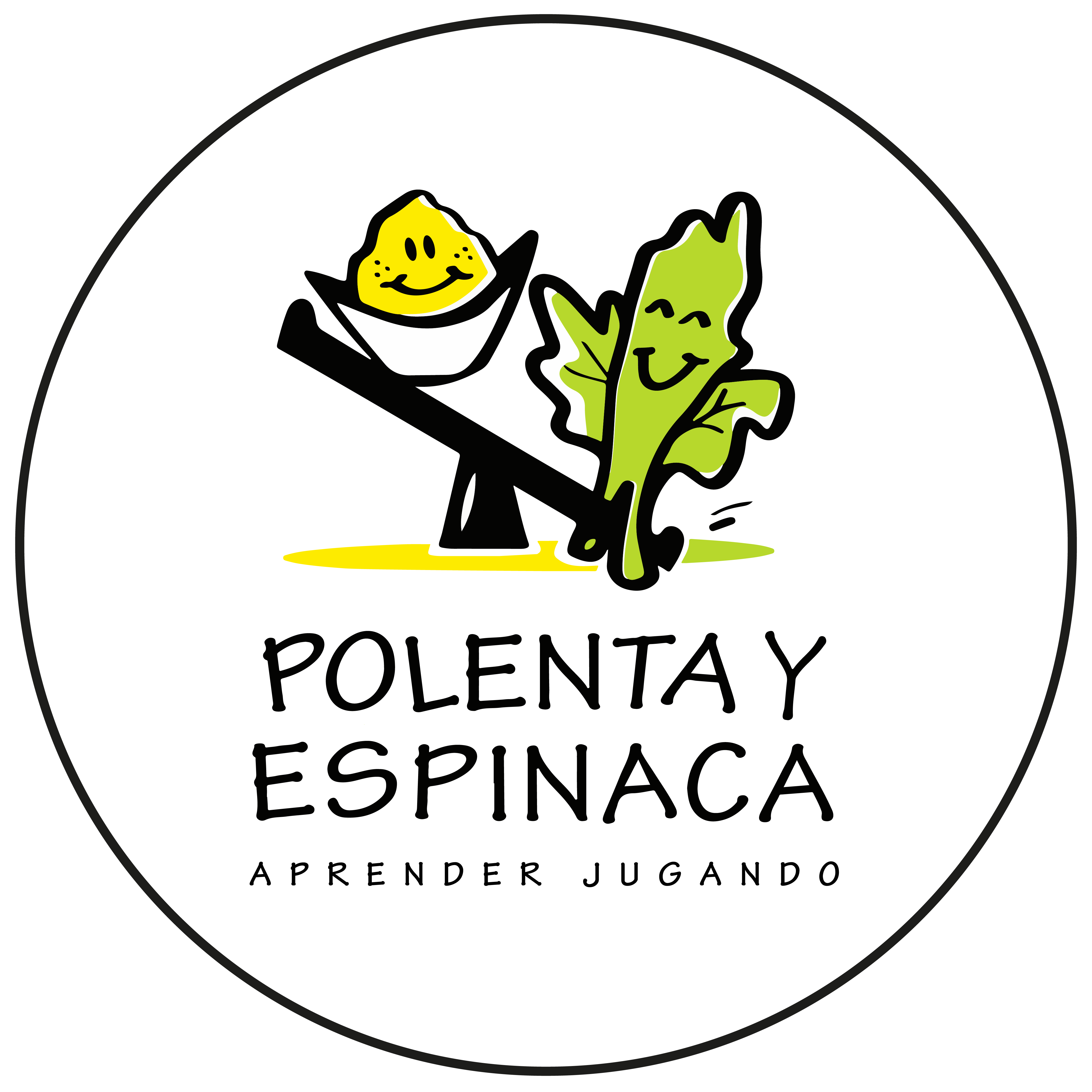 Polenta y Espinaca