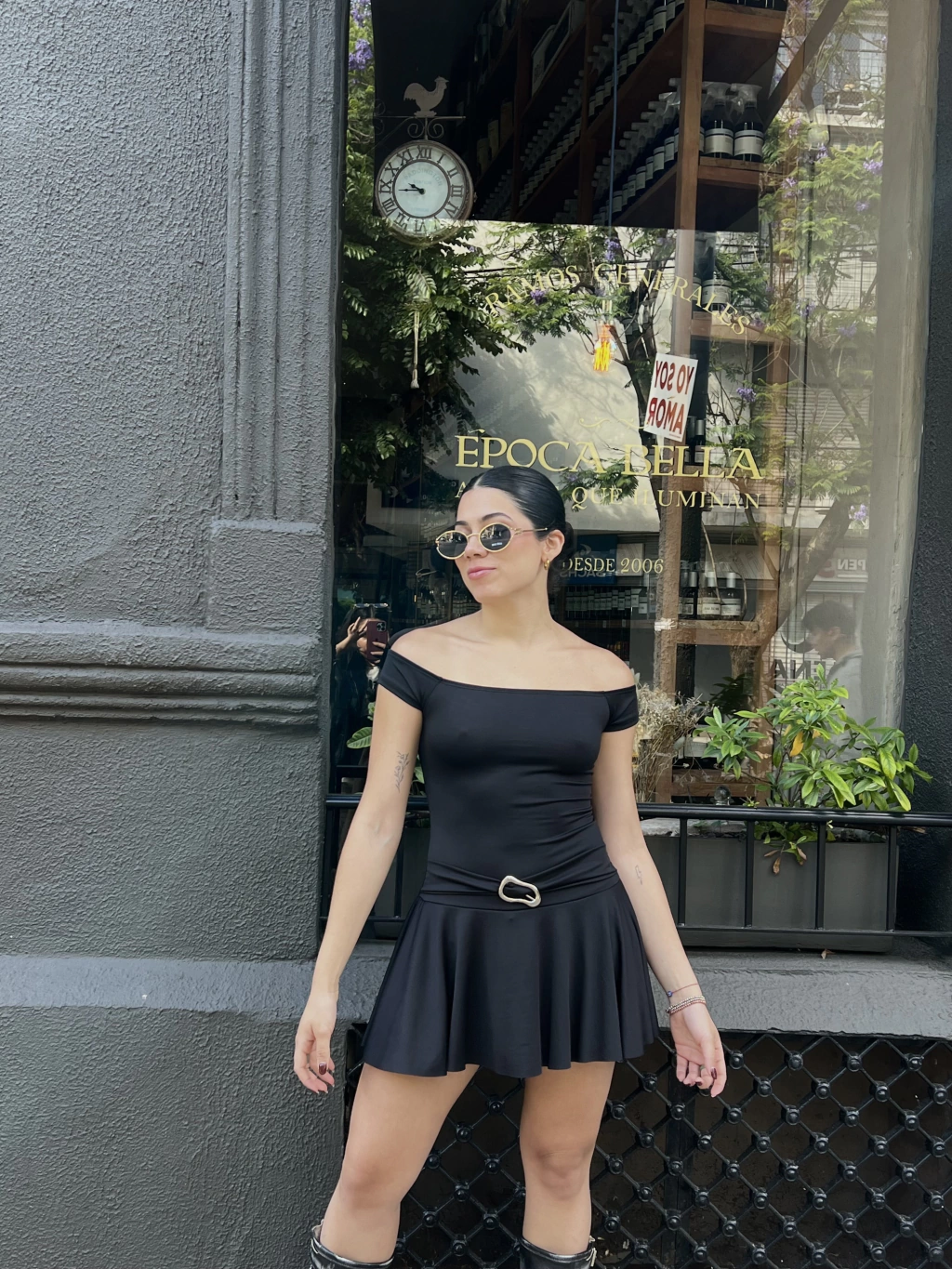 vestido paris negro