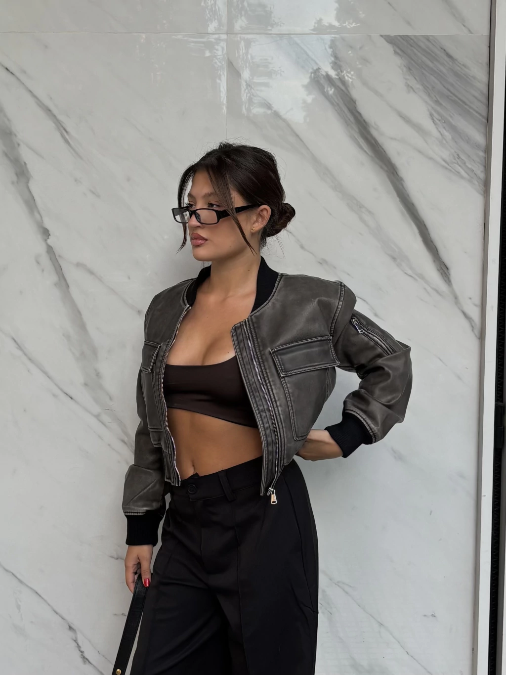 Campera Bomber Grey