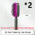 Escova de cabelo autolimpante para mulheres, escova de cabelo antiestática para perda de cabelo, massagem de airbag, pente de couro cabeludo