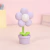 Mini flor pequena lâmpada noturna atmosfera fofa cabeceira criativa decoração de casa quarto luzes ambientes - AVL Store