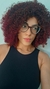 Peruca Wig Black Cacheada Preto com Vermelho