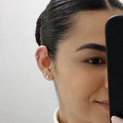 Piercing mini flor - Lore Prata