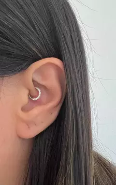 Piercing daith/septo cravejado 10mm na internet