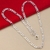 Corrente de Prata Esterlina 925 para Homens e Mulheres 4mm, Pulseira, Colar, Con