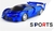 Controle Remoto Racing Car Sports para Crianças, Veículo de Alta Velocidade, V