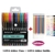 Canetas Gel Metálica Glitter Colors, Adulto Coloring Book, Revistas, Desenho Ar - comprar online