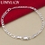 Corrente de Prata Esterlina 925 para Homens e Mulheres 4mm, Pulseira, Colar, Con - loja online