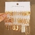 Conjunto de brincos TOBINO-Twist Heart para mulheres, brincos ocos dangle, brinc