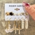 Conjunto de brincos TOBINO-Twist Heart para mulheres, brincos ocos dangle, brinc na internet