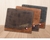 Carteira de couro fosco masculina, bolsa de moedas clássica, carteira masculina na internet