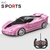 Controle Remoto Racing Car Sports para Crianças, Veículo de Alta Velocidade, V