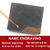 Carteira de couro fosco masculina, bolsa de moedas clássica, carteira masculina