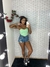 Cropped Corset Corsellet Couro Ecologico Feminino Full - Styllo chic