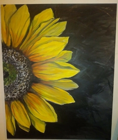 Cuadro- Girasol - Paint Luna