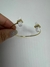 Pulseira folhada a ouro e pedra natural na internet