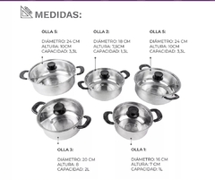 JUEGO DE OLLAS - comprar online