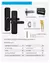 Zemismart-cerradura electrónica inteligente con WiFi + cilindro biométrico
