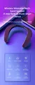 Rockmia EBS-905 3W * 2 altavoz con banda para el cuello portátil Bluetooth 5,0 - Cl1ck Stream