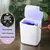 Cubo de basura con Sensor inteligente, papelera con pantalla, recarga automátic