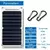 Panel Solar de 30W con USB, impermeable, para exteriores, senderismo y Camping, - Cl1ck Stream