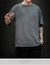 Camiseta casual de algodão de manga curta masculina, blusa solta de streetwear, - loja online