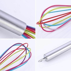 Imagen de Batidor de Silicona 26cm Mango Acero Inox.