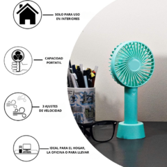Mini ventilador portátil de mano