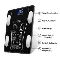 Balanza de baño personal digital Bluetooth