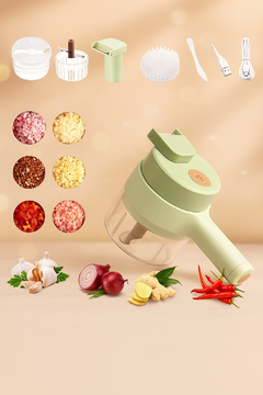 Triturador vegetales eléctrico usb cepillo