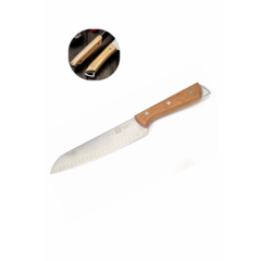 Cuchillo ranurado mango de madera - comprar online